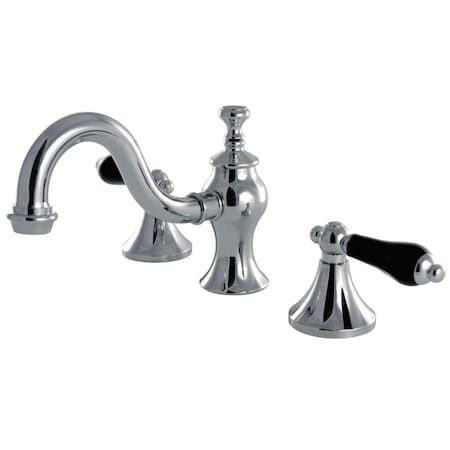 Kingston Brass KC7161PKL 8" Widespread Bathroom Faucet, Polished Chrome KC7161PKL